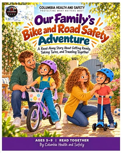 Cover of Our Family’s Bike and Road Safety Adventure by Columbia Health and Safety