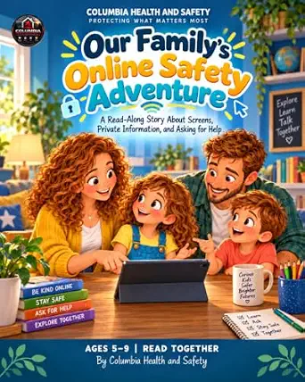 Cover of Our Family’s Online Safety Adventure by Columbia Health and Safety