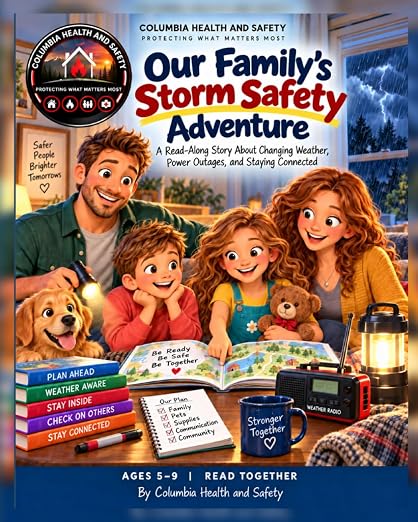 Cover of Our Family’s Storm Safety Adventure by Columbia Health and Safety